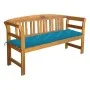 Garden bench with cushion solid acacia wood 157 cm by vidaXL, garden benches - Ref: Foro24-3064285, Price: 180,29 €, Discount: %