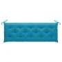 Garden bench with cushion solid acacia wood 157 cm by vidaXL, garden benches - Ref: Foro24-3064285, Price: 180,29 €, Discount: %