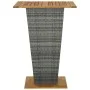 9-teiliges Garten-Barmöbel-Set und graue PE-Rattan-Kissen von vidaXL, Gartensets - Ref: Foro24-3064863, Preis: 810,87 €, Raba...