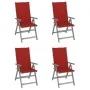 Reclining garden chairs and 4 solid acacia wood cushions. by vidaXL, Garden chairs - Ref: Foro24-3065383, Price: 287,58 €, Di...