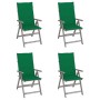 Liegende Gartenstühle mit 4 Kissen aus massivem Akazienholz von vidaXL, Gartenstühle - Ref: Foro24-3065382, Preis: 317,72 €, ...