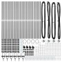 Poste de cerca 26 pcs Plateado 3.2 x 3.2 x 170 cm Acero