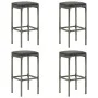 5-piece garden bar set and gray synthetic rattan cushions by vidaXL, Garden sets - Ref: Foro24-3064915, Price: 259,22 €, Disc...