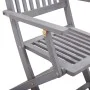 Klappbare Gartenstühle, 6 Stück, Kissen aus massivem Akazienholz von vidaXL, Gartenstühle - Ref: Foro24-3065420, Preis: 293,4...