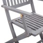 Klappbare Gartenstühle, 6 Stück, Kissen aus massivem Akazienholz von vidaXL, Gartenstühle - Ref: Foro24-3065420, Preis: 301,6...