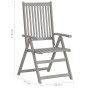 Liegende Gartenstühle, 2 Stück, Kissen aus massivem Akazienholz von vidaXL, Gartenstühle - Ref: Foro24-3064703, Preis: 173,26...
