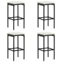 5-piece garden bar set and black synthetic rattan cushions by vidaXL, Garden sets - Ref: Foro24-3064916, Price: 265,49 €, Dis...