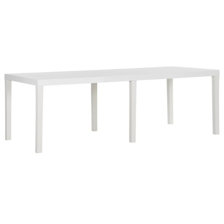White PP garden table 220x90x72 cm by vidaXL, Garden tables - Ref: Foro24-317732, Price: 218,48 €, Discount: %