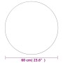 Espejo de pared redondo vidrio 60 cm