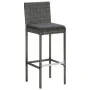 Garden bar set, 5 pieces, with gray synthetic rattan cushions. by vidaXL, Garden sets - Ref: Foro24-3064919, Price: 405,07 €,...