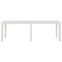 Weißer PP-Gartentisch 220x90x72 cm von vidaXL, Gartentische - Ref: Foro24-317732, Preis: 218,48 €, Rabatt: %