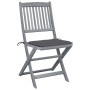 Klappbare Gartenstühle, 6 Stück, Kissen aus massivem Akazienholz von vidaXL, Gartenstühle - Ref: Foro24-3065434, Preis: 338,4...
