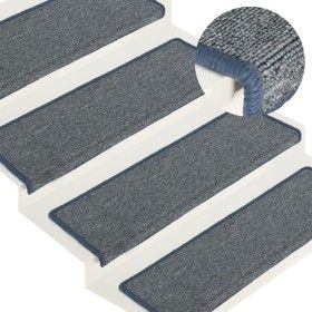 Stair tread mats 15 units purple and blue 65x21x4cm by vidaXL, Stair mats - Ref: Foro24-326200, Price: 57,57 €, Discount: %