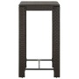 3-teiliges Gartenbar-Set und braune Kissen aus synthetischem Rattan von vidaXL, Gartensets - Ref: Foro24-3064774, Preis: 173,...