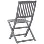 Folding garden chairs 6 units solid acacia wood by vidaXL, Garden chairs - Ref: Foro24-3065520, Price: 282,06 €, Discount: %