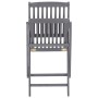 Klappbare Gartenstühle 6 Einheiten aus massivem Akazienholz von vidaXL, Gartenstühle - Ref: Foro24-3065520, Preis: 302,34 €, ...