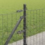 Poste de cerca 52 pcs Plateado 3.2 x 3.2 x 140 cm Acero