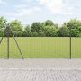 Poste de cerca 26 pcs Plateado 3.2 x 3.2 x 140 cm Acero