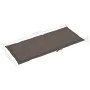 Sillas de jardín 4 uds madera de teca con cojines gris taupe de vidaXL, Sillas de jardín - Ref: Foro24-3065538, Precio: 505,9...