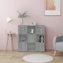 Regal aus Sperrholz in Sonoma-Grau, 90 x 30 x 90 cm von vidaXL, Bücherregale und Regale - Ref: Foro24-815550, Preis: 91,92 €,...