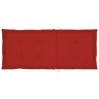 Garden chairs 4 units solid teak wood red cushions by vidaXL, Garden chairs - Ref: Foro24-3065536, Price: 530,14 €, Discount: %