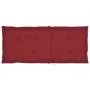 Sillas de jardín 4 uds madera de teca con cojines rojo tinto de vidaXL, Sillas de jardín - Ref: Foro24-3065539, Precio: 512,0...