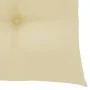 Garden chairs 6 pcs teak wood with cream white cushions by vidaXL, Garden chairs - Ref: Foro24-3065607, Price: 399,46 €, Disc...