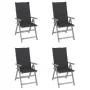 Reclining garden chairs 4 pcs cushions solid acacia wood by vidaXL, Garden chairs - Ref: Foro24-3065377, Price: 303,31 €, Dis...