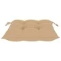 Gartenstühle 4 Stück aus massivem Teakholz mit beigen Kissen von vidaXL, Gartenstühle - Ref: Foro24-3065635, Preis: 377,45 €,...