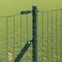 Reja con postes Verde 1.2 x 10 m Acero