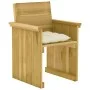 7-piece garden dining table with impregnated pine wood cushions by vidaXL, Garden sets - Ref: Foro24-3065731, Price: 686,61 €...