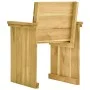 7-piece garden dining table with impregnated pine wood cushions by vidaXL, Garden sets - Ref: Foro24-3065731, Price: 686,61 €...