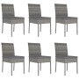 7-piece synthetic rattan gray garden dining set by vidaXL, Garden sets - Ref: Foro24-3065703, Price: 493,28 €, Discount: %