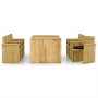 7-piece garden dining set with cushions made of impregnated pine wood by vidaXL, Garden sets - Ref: Foro24-3065736, Price: 71...