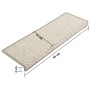 Selbstklebende Sisal-Stufenmatte 15 Stück beige 65x21x4 cm von vidaXL, Treppenmatten - Ref: Foro24-326882, Preis: 84,10 €, Ra...