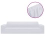 Funda elástica para sofá de 4 plazas poliéster jersey blanca de vidaXL, Fundas - Ref: Foro24-332951, Precio: 29,31 €