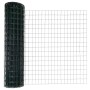 Reja con postes Verde 1.2 x 25 m Acero