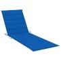 Garden lounger with impregnated pine wood table and cushion by vidaXL, Loungers - Ref: Foro24-3065844, Price: 131,45 €, Disco...