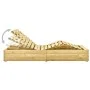 Tumbona doble y cojines madera pino impregnada verde de vidaXL, Tumbonas - Ref: Foro24-3065989, Precio: 289,66 €, Descuento: %