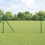 Reja con postes Verde 1.2 x 10 m Acero