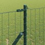 Reja con postes Verde 1.2 x 10 m Acero
