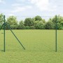 Reja con postes Verde 1.6 x 10 m Acero
