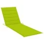 Lounger with bright green cushion, impregnated pine wood by vidaXL, Loungers - Ref: Foro24-3065830, Price: 122,40 €, Discount: %