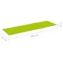 Lounger with bright green cushion, impregnated pine wood by vidaXL, Loungers - Ref: Foro24-3065830, Price: 122,40 €, Discount: %