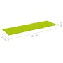 Sonnenliege mit hellgrünem Kissen imprägniertes Zirbenholz von vidaXL, Liegen - Ref: Foro24-3065830, Preis: 124,57 €, Rabatt: %