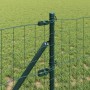 Reja con postes Verde 0.4 x 50 m Acero