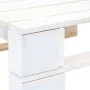 Garden ottoman made of white impregnated pine wood pallets by vidaXL, Modular outdoor sofas - Ref: Foro24-3066423, Price: 65,...