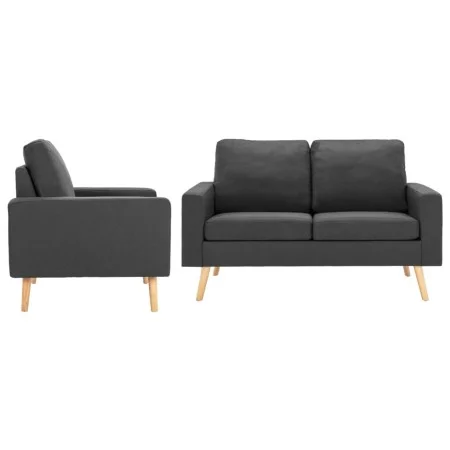 Dark Gray Fabric 2-Piece Sofa Set by vidaXL, Sofas - Ref: Foro24-3056615, Price: 408,62 €, Discount: %