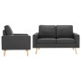Dark Gray Fabric 2-Piece Sofa Set by vidaXL, Sofas - Ref: Foro24-3056615, Price: 416,11 €, Discount: %