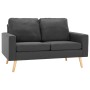 Dark Gray Fabric 2-Piece Sofa Set by vidaXL, Sofas - Ref: Foro24-3056615, Price: 416,11 €, Discount: %